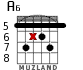 A6 para guitarra - versión 6