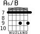A6/B para guitarra - versión 3