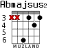 Abmajsus2 para guitarra - versión 2