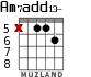 Am7add13- para guitarra - versión 4