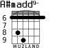 A#madd9- para guitarra - versión 4