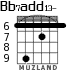 Bb7add13- para guitarra - versión 4