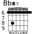 Bbm7 para guitarra - versión 4