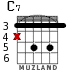 C7 para guitarra