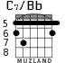 C7/Bb para guitarra - versión 4
