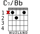 C7/Bb para guitarra - versión 1