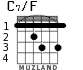 C7/F para guitarra - versión 1