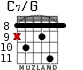 C7/G para guitarra - versión 5