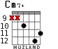 Cm7+ para guitarra - versión 7