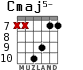 Cmaj5- para guitarra - versión 5