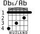 Db6/Ab para guitarra - versión 1