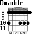 Dmadd13- para guitarra - versión 5