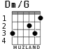 Dm/G para guitarra - versión 1
