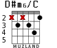 D#m6/C para guitarra - versión 2