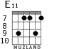 E11 para guitarra - versión 5