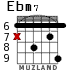 Ebm7 para guitarra - versión 4