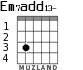 Em7add13- para guitarra - versión 2