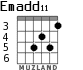 Emadd11 para guitarra - versión 4