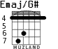 Emaj/G# para guitarra - versión 4