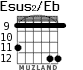 Esus2/Eb para guitarra - versión 5