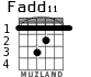 Fadd11 para guitarra - versión 1