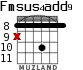 Fmsus4add9 para guitarra - versión 5