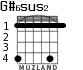 G#6sus2 para guitarra