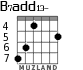 B7add13- para guitarra - versión 5