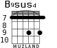 B9sus4 para guitarra - versión 8