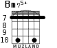 Bm75+ para guitarra - versión 7